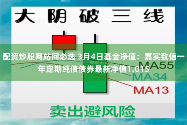 配资炒股网站问必选 3月4日基金净值：嘉实致信一年定期纯债债券最新净值1.015