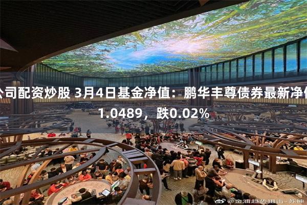 公司配资炒股 3月4日基金净值：鹏华丰尊债券最新净值1.0489，跌0.02%
