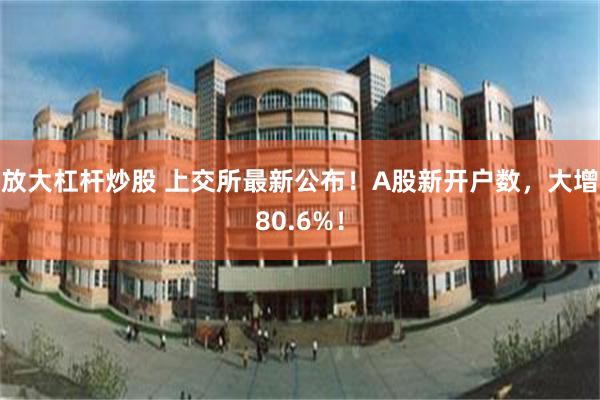 放大杠杆炒股 上交所最新公布！A股新开户数，大增80.6%！