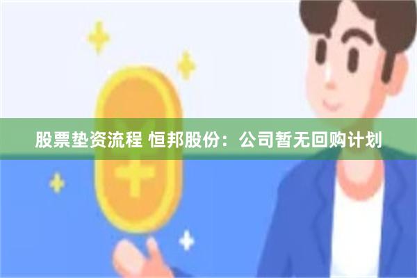 股票垫资流程 恒邦股份：公司暂无回购计划