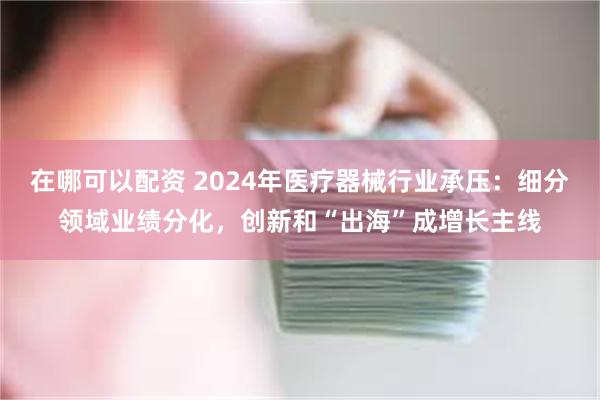 在哪可以配资 2024年医疗器械行业承压：细分领域业绩分化，创新和“出海”成增长主线