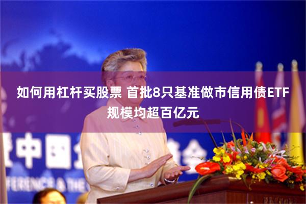 如何用杠杆买股票 首批8只基准做市信用债ETF规模均超百亿元