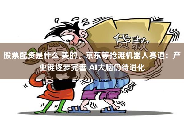 股票配资是什么 美的、京东等抢滩机器人赛道：产业链逐步完善 AI大脑仍待进化