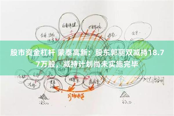 股市资金杠杆 蒙泰高新:股东郭丽双减持18.77万股,减持计划尚未实施完毕