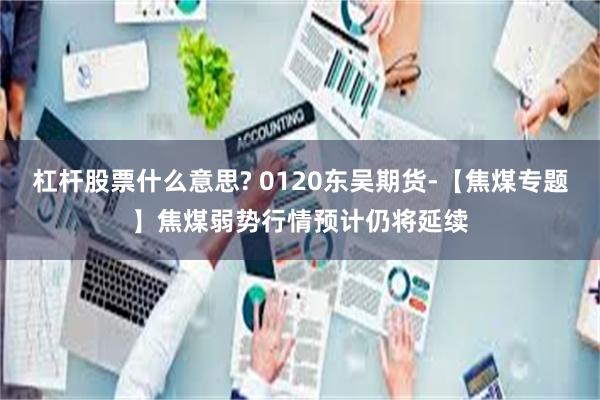 杠杆股票什么意思? 0120东吴期货-【焦煤专题】焦煤弱势行情预计仍将延续