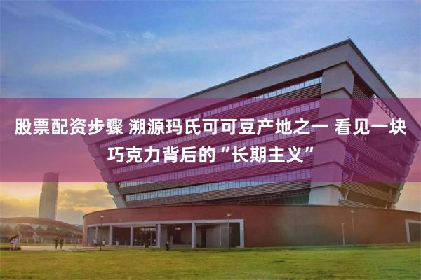 股票配资步骤 溯源玛氏可可豆产地之一 看见一块巧克力背后的“长期主义”