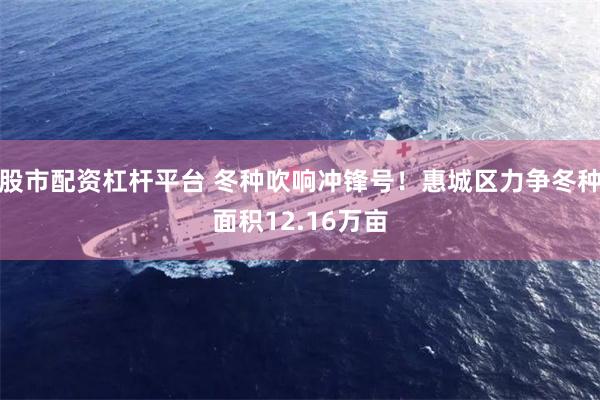 股市配资杠杆平台 冬种吹响冲锋号！惠城区力争冬种面积12.16万亩