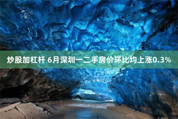 炒股加杠杆 6月深圳一二手房价环比均上涨0.3%