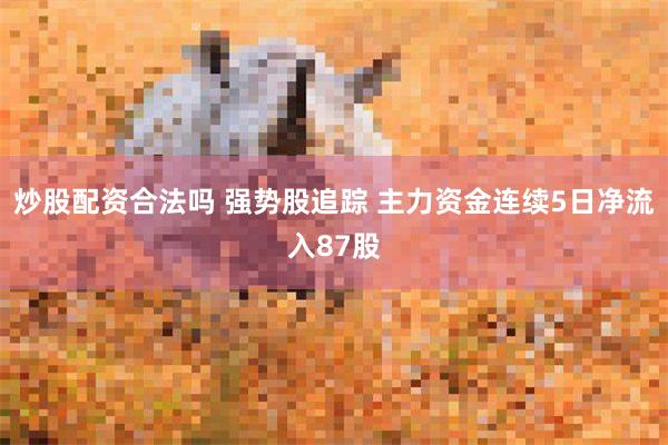 炒股配资合法吗 强势股追踪 主力资金连续5日净流入87股