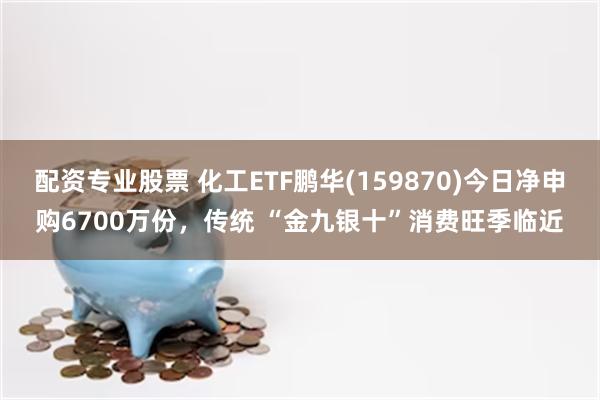 配资专业股票 化工ETF鹏华(159870)今日净申购6700万份，传统 “金九银十”消费旺季临近