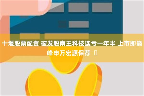 十堰股票配资 破发股南王科技连亏一年半 上市即巅峰申万宏源保荐  ​