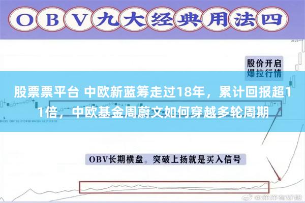 股票票平台 中欧新蓝筹走过18年，累计回报超11倍，中欧基金周蔚文如何穿越多轮周期
